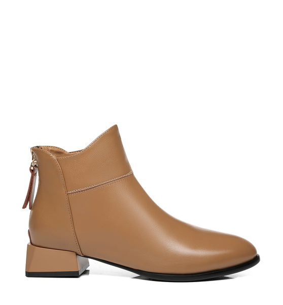 Tarramarra Quella Leather Block Heel Boots