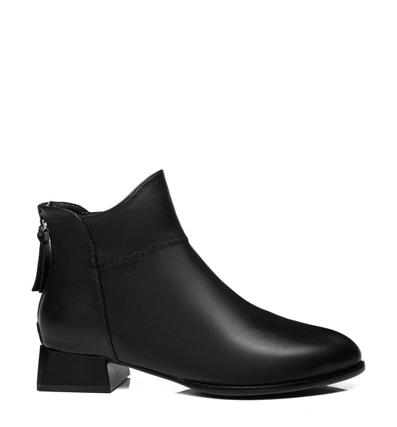 Tarramarra Quella Leather Block Heel Boots